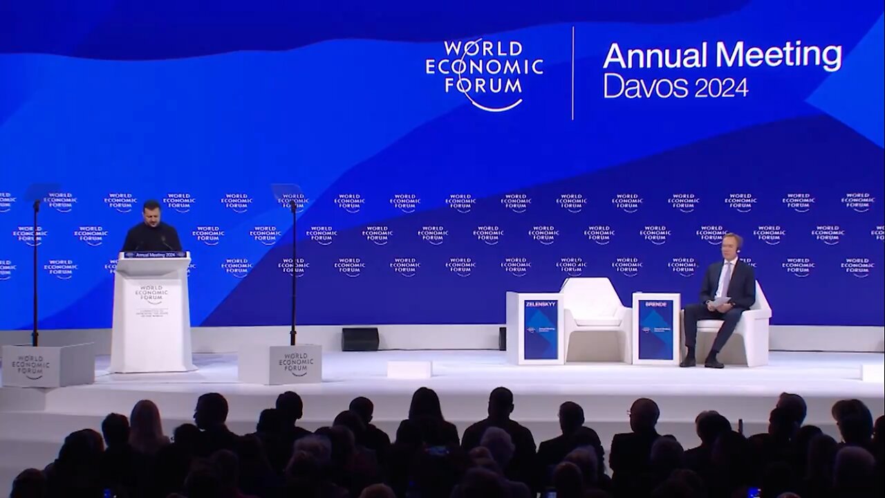 Volodymyr Zelensky Speech At WEF Forum • January 2024