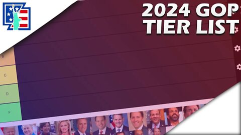 2024 Republican Presidential Candidates Tier List