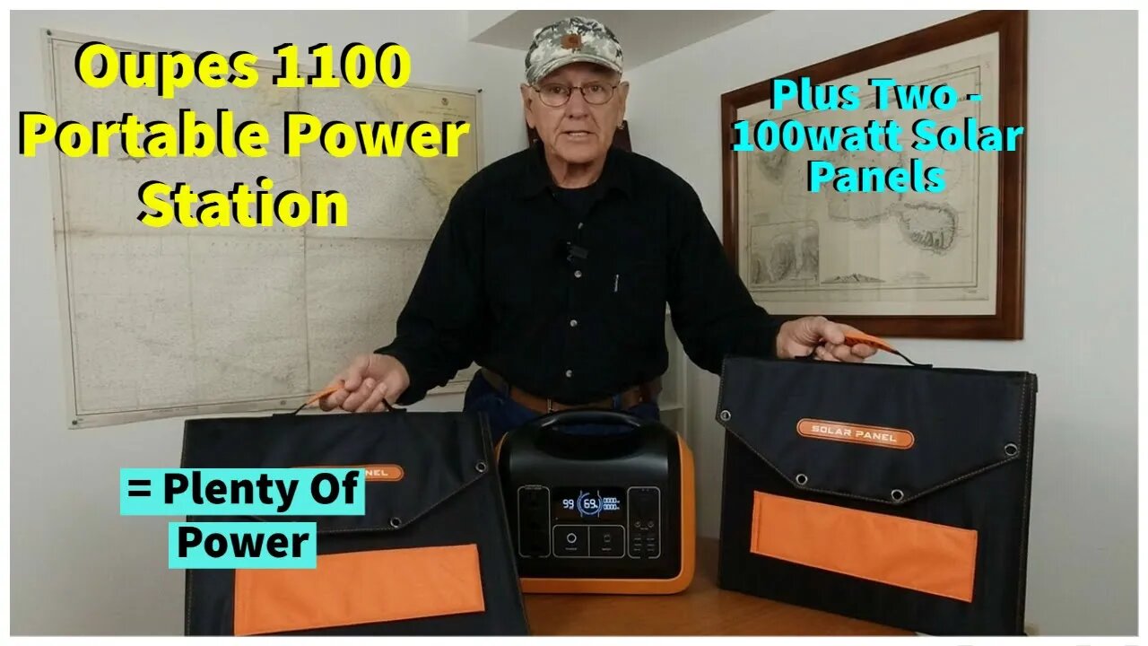 Oupes 1100Watt Power Station/Solar Charger Review