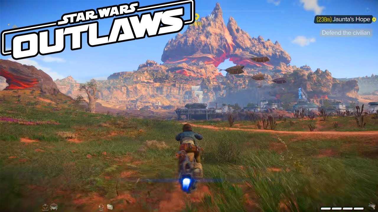 STAR WARS OUTLAWS OPEN WORLD (Space Fights, Wanted Level, & MORE)