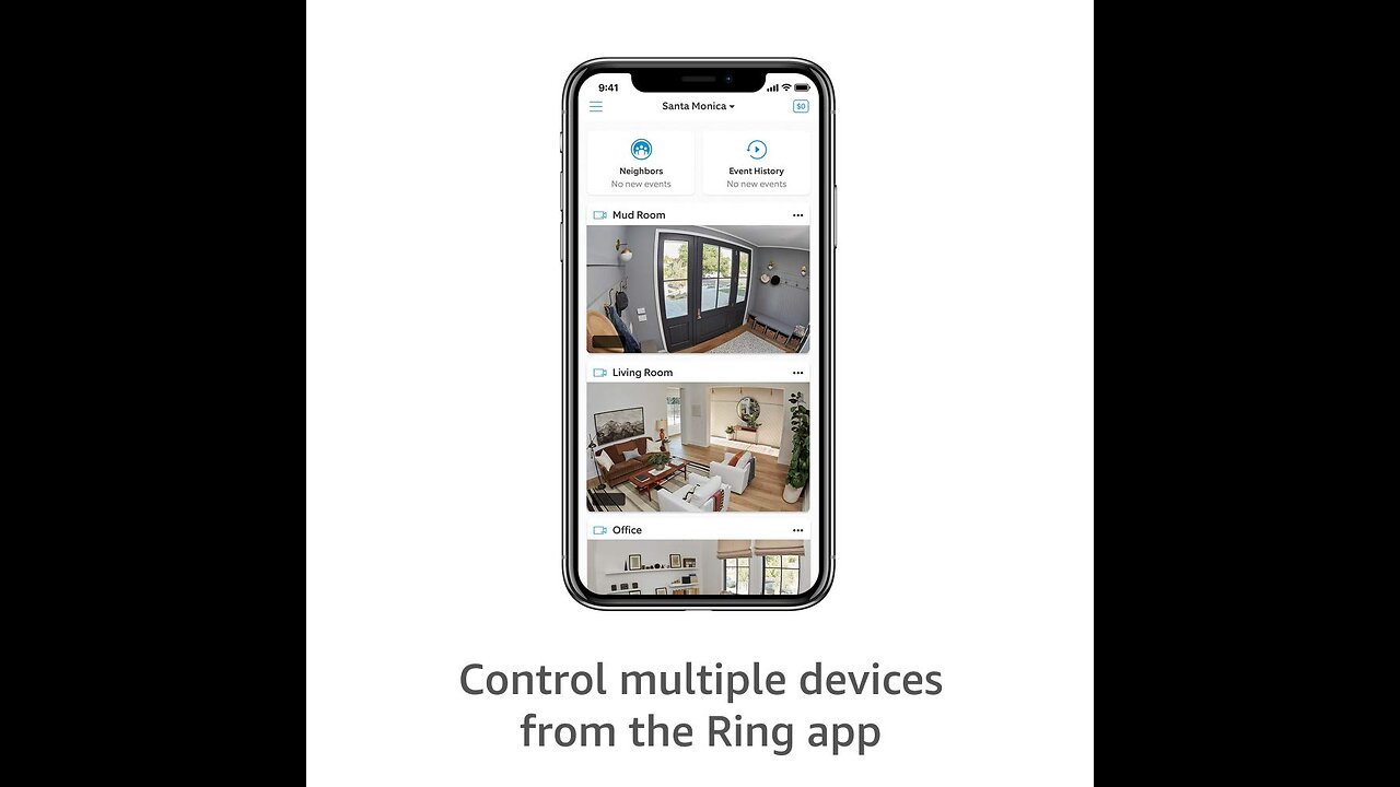 Ring Indoor Cam, Compact Plug-In HD security camera with two-way talk, White, Works with Alexa...