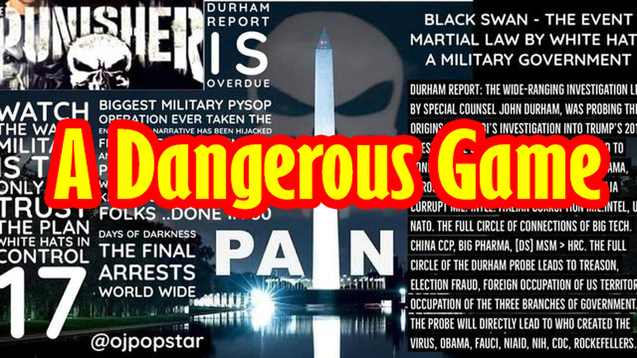 PANIC in DC > a Dangerous Game