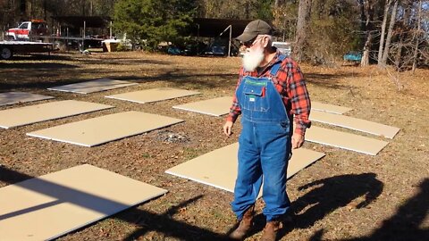 Off Grid Log Cabin Build, Planning Rainy Day Work