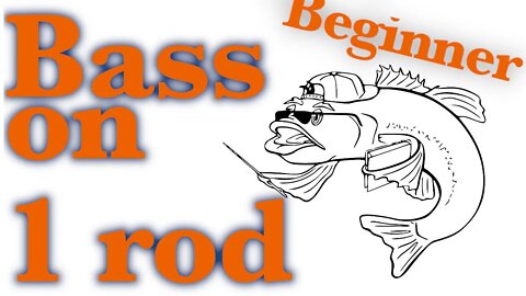 One rod and reel combo for beginning bass fisherman