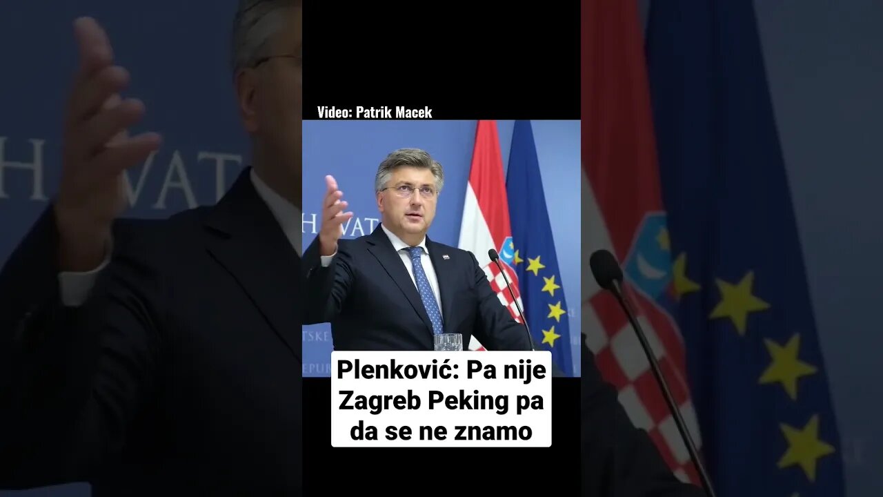 Premijer Plenković: Pa nije Zagreb Peking pa da se ne znamo