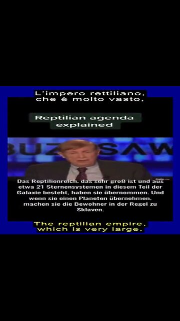20230701 - The Reptilian Agenda explained - THEY CONTROLLED the EARTH as PRISON-[ITA-ENG subs]