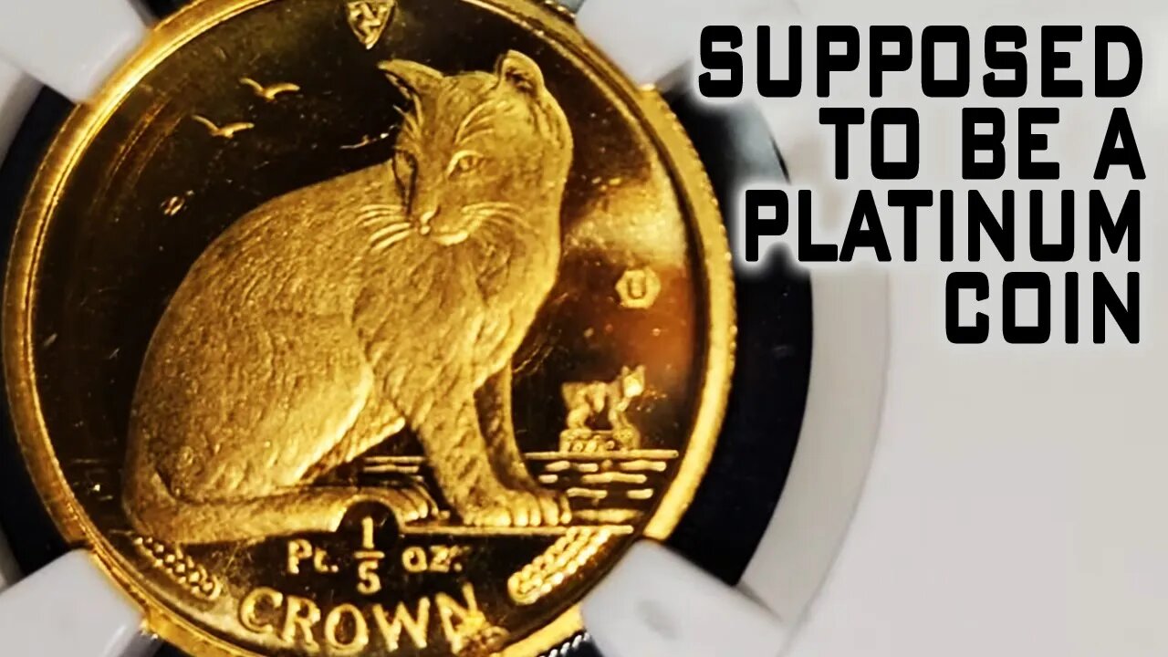 SHOCKING MISTAKE At The Mint! Platinum Coin Struck With GOLD!