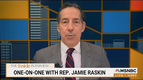 Outrageous: Dem Rep Raskin Says Trump Is Pro-Slavery