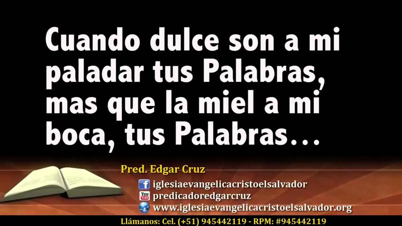 La Importancia de la Palabra de Dios en la Vida del Cristiano - EDGAR CRUZ MINISTRIES