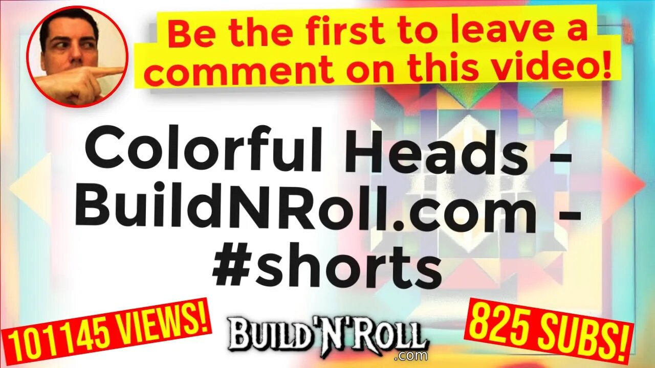 Colorful Heads - BuildNRoll.com - #shorts