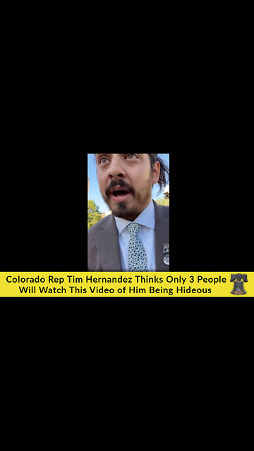 Colorado Rep Tim Hernandez Thinks Only 3 People Will Watch This Video of Him Being Hideous