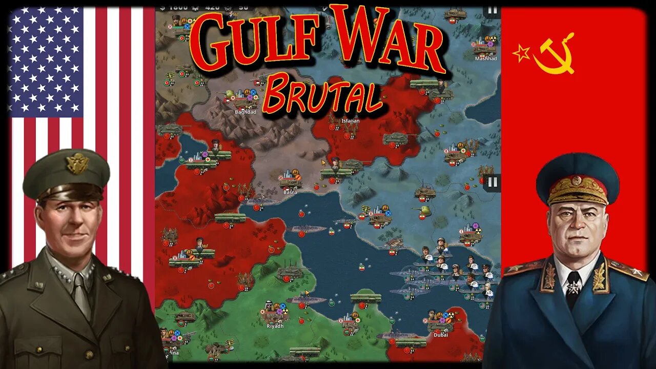 Gulf War BRUTAL! Cold War Alternate History