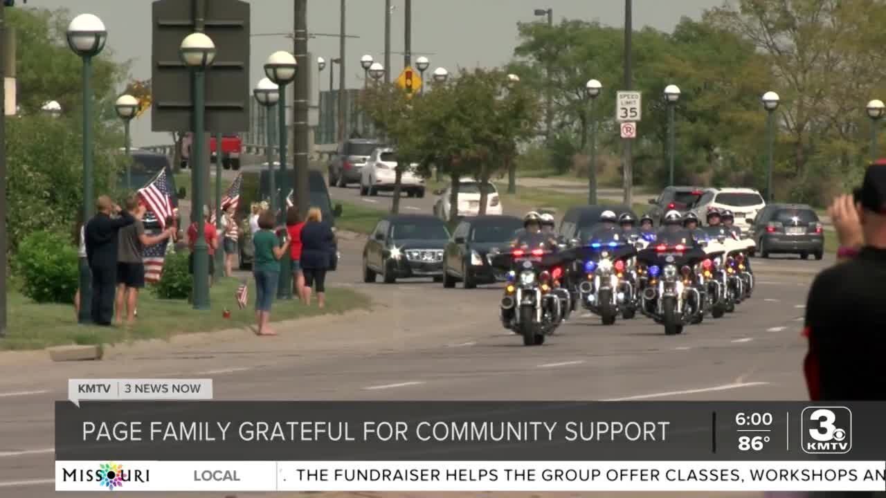 The remains of Cpl. Daegan Page arrive at Eppley Airfield, Omaha honors fallen Marine