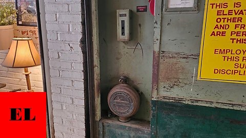 OUTTAKE: An Antique Westbrook Manual Traction Freight Elevator converted to a Walkway!