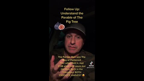 The Former and Latter Rains As They Pertain To The Parable Of The Fig Tree