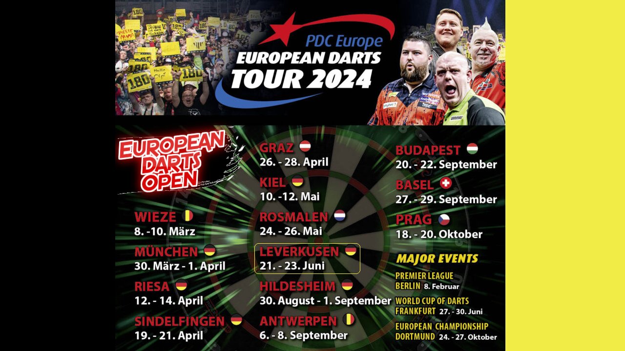 2024 European Darts Open van Barneveld v van Veen