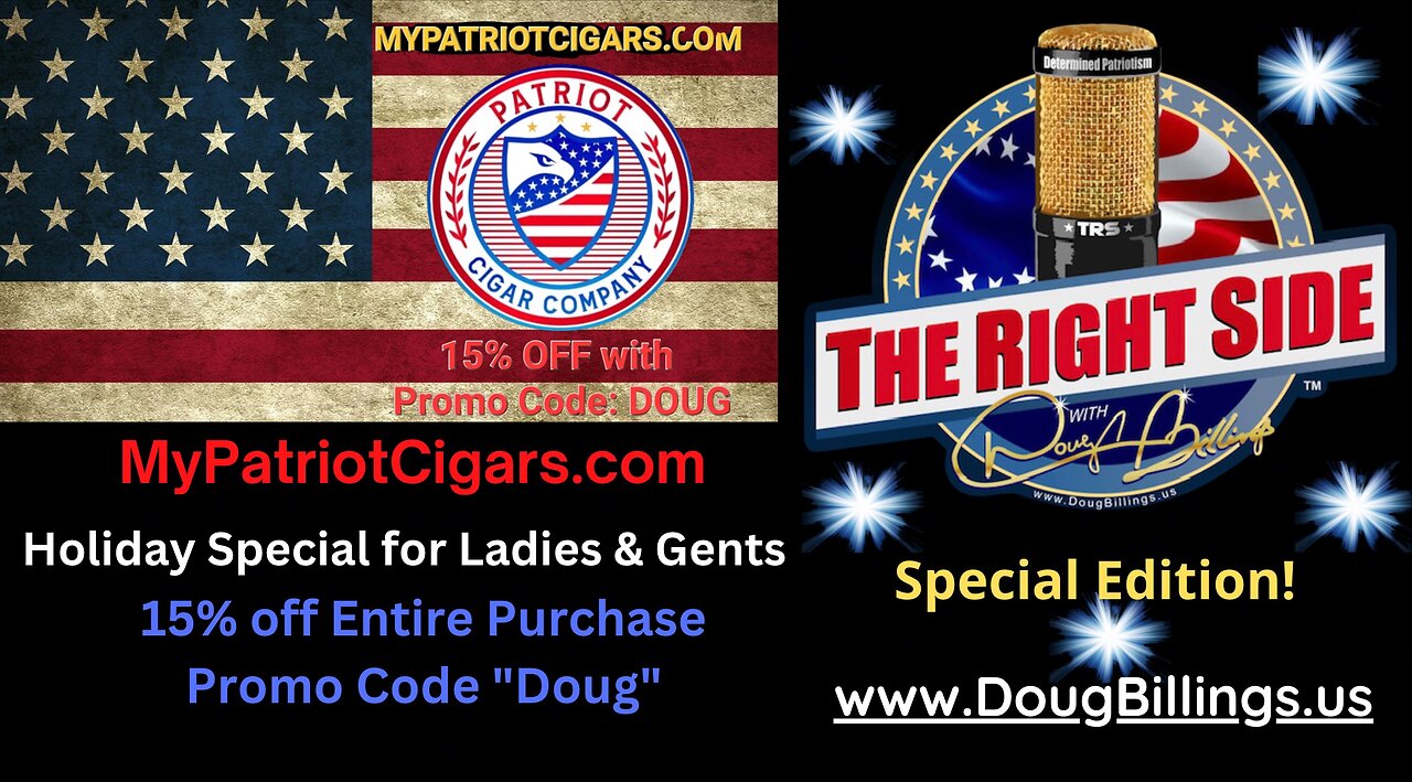 Patriot Cigars - 15% Off with Promo Code "Doug"