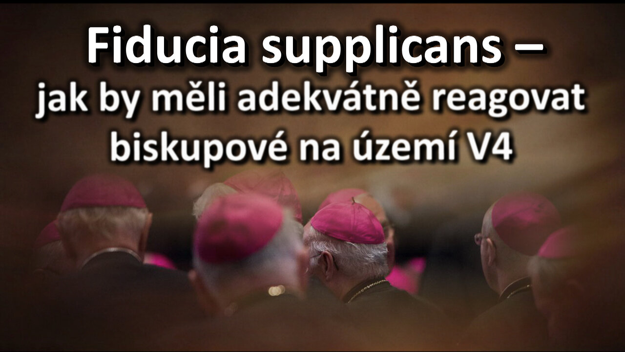 BKP: Fiducia supplicans – jak by měli adekvátně reagovat biskupové na území V4