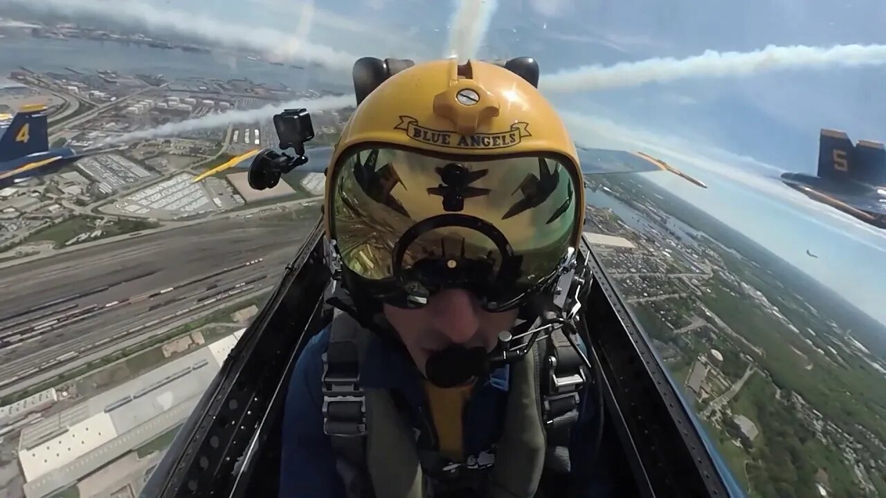 U.S. Navy Blue Angles and Air Force Thunderbirds During The Shutdown