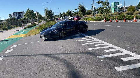 Sports Cars leaving