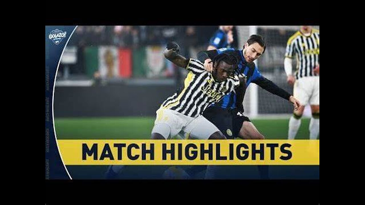 JUVENTUS-INTER 1-1 | HIGHLIGHTS | The Derby d’Italia ends in a draw | Serie A 2023/24