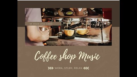 Coffee Shop Music, Relax Jazz cafe piano, Instrumental calming music for work, study, focus