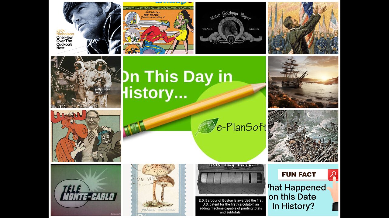 This Date in History - Gettysburg Address, Pencil Invented, MGM and MORE! 11/19/24