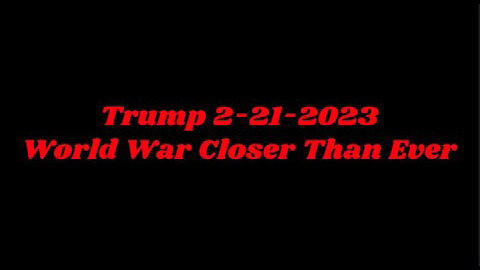 PRESIDENT TRUMP URGENT MESSAGE! 2-21-2023 - TRUMP NEWS