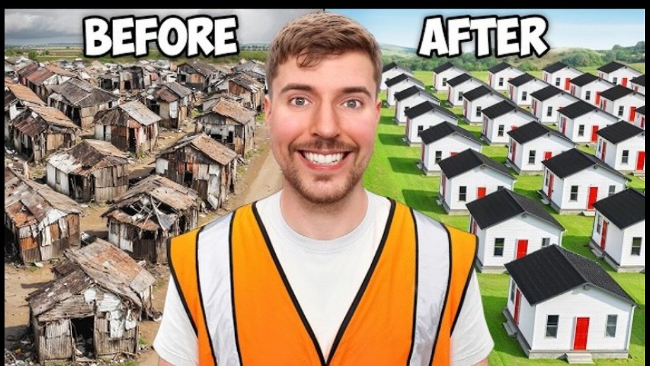 I Built 100 Houses And Giving Them Away!