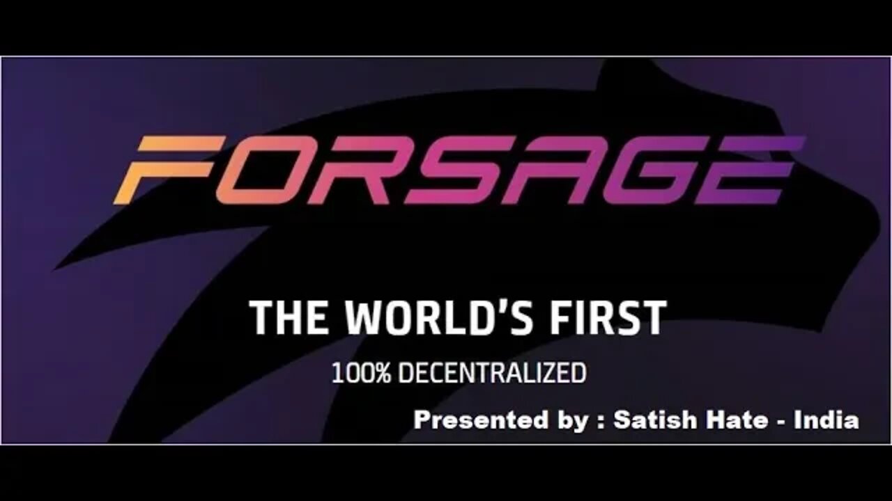 FORSAGE TRON BLOCKCHAIN COMMUNITY