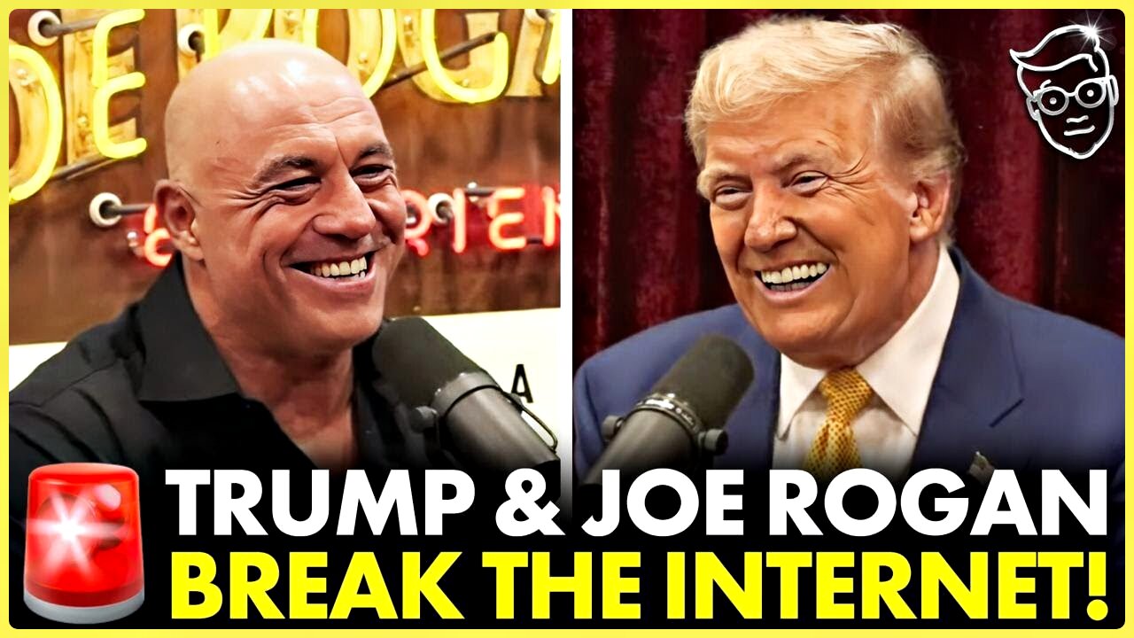 🚨 Trump & Rogan on Aliens, JFK Assassination, Ear Scars, Deep State, White House, Kamala | INSANE