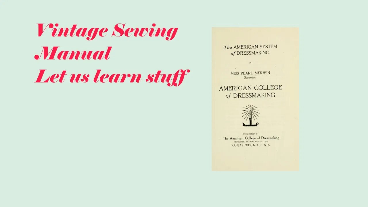 Lessons from the American System of Dressmaking