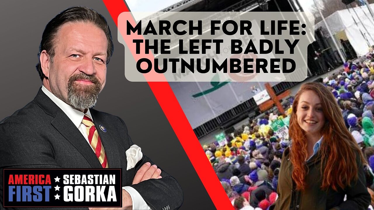 March for Life: The Left BADLY outnumbered. Mary Margaret Olohan with Sebastian Gorka