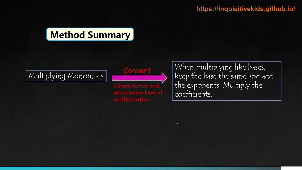 7th Grade Math Lessons | Unit 7 | Multiplying Monomials | Lesson 3 | Three Inquisitive Kids