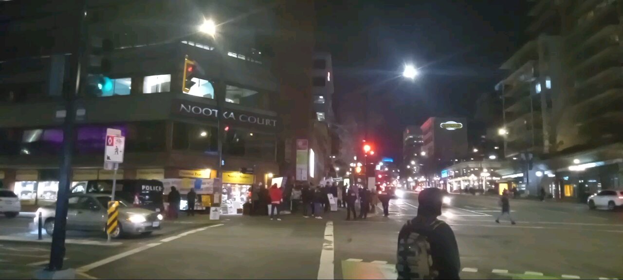 Protest at Bonnie Henry film premiere