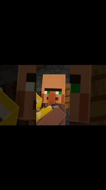MINECRAFT: VAQUINHA PEGA CARTÃO DO ALDEÃO!! #shorts