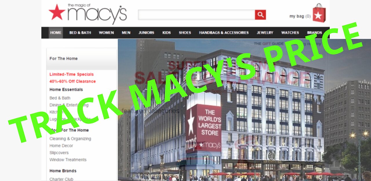 How to Hunt Hot Deals of Macy's - Track Macy's Prices - Alert Price Drops - Macy's Price Tracker