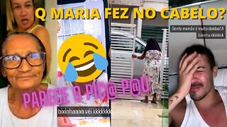 O QUE MARIA FEZ NO CABELO PARECE O PIC@ P@U | CARLINHOS NÃO ACREDITA