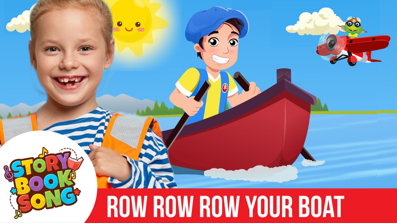 Row Row Row Your Boat | Nursery Rhymes & Kids Songs