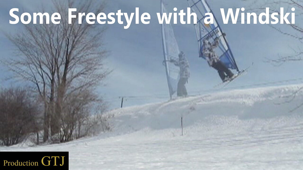 Some Freestyle with a Windski : Montreal region