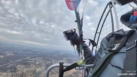 First engine out in flight. Insta360 One X audio and zoom tinyplanet