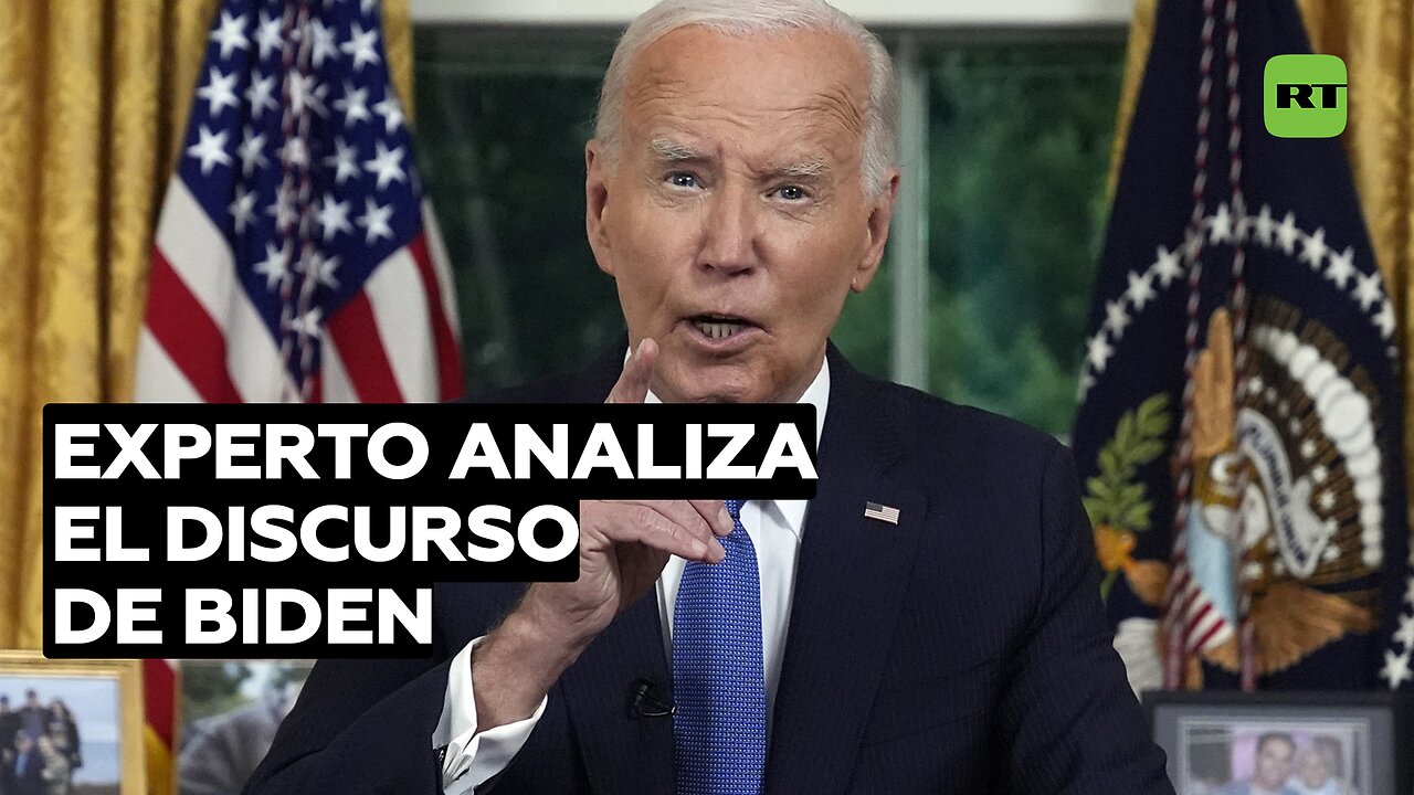 Experto analiza el discurso de Biden tras el anuncio de su salida de la carrera presidencial