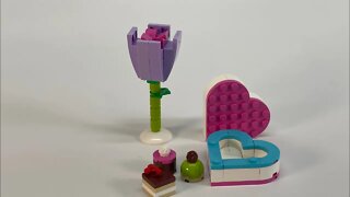 Chocolate Box and Flowers Lego Friends 30411 Unboxing and Build