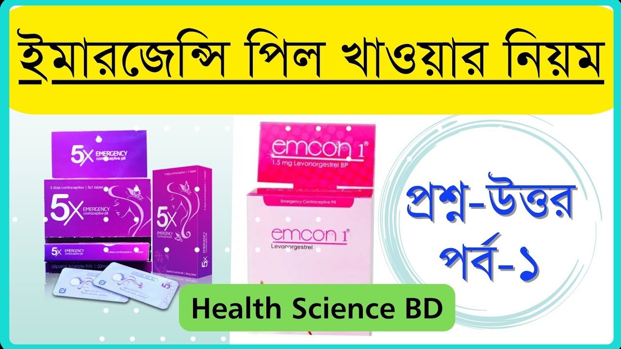 How to take emergency pill? ইমারজেন্সি পিল কখন খাবেন? কীভাবে খাবেন?