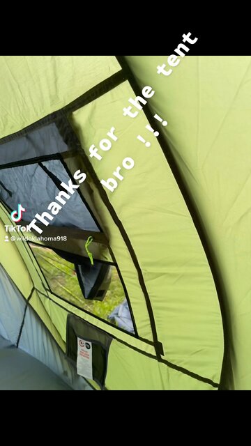 My new pop up tent