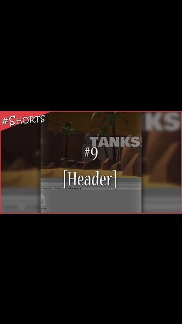 Header | #shorts TOP 9 de 18 dicas para Unity 🔥