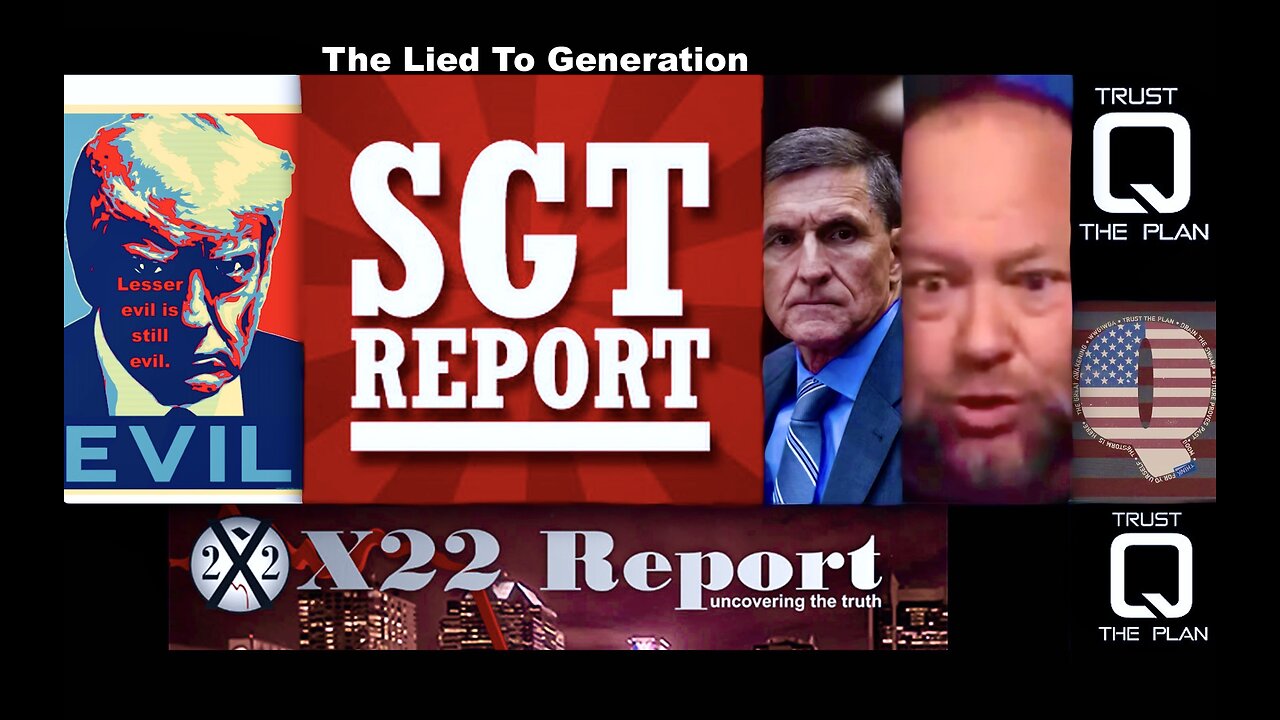 Q Trump Expose SGT Report X22 Report Alex Jones Doctor Shiva In The Matrix As Controlled Op Grifters