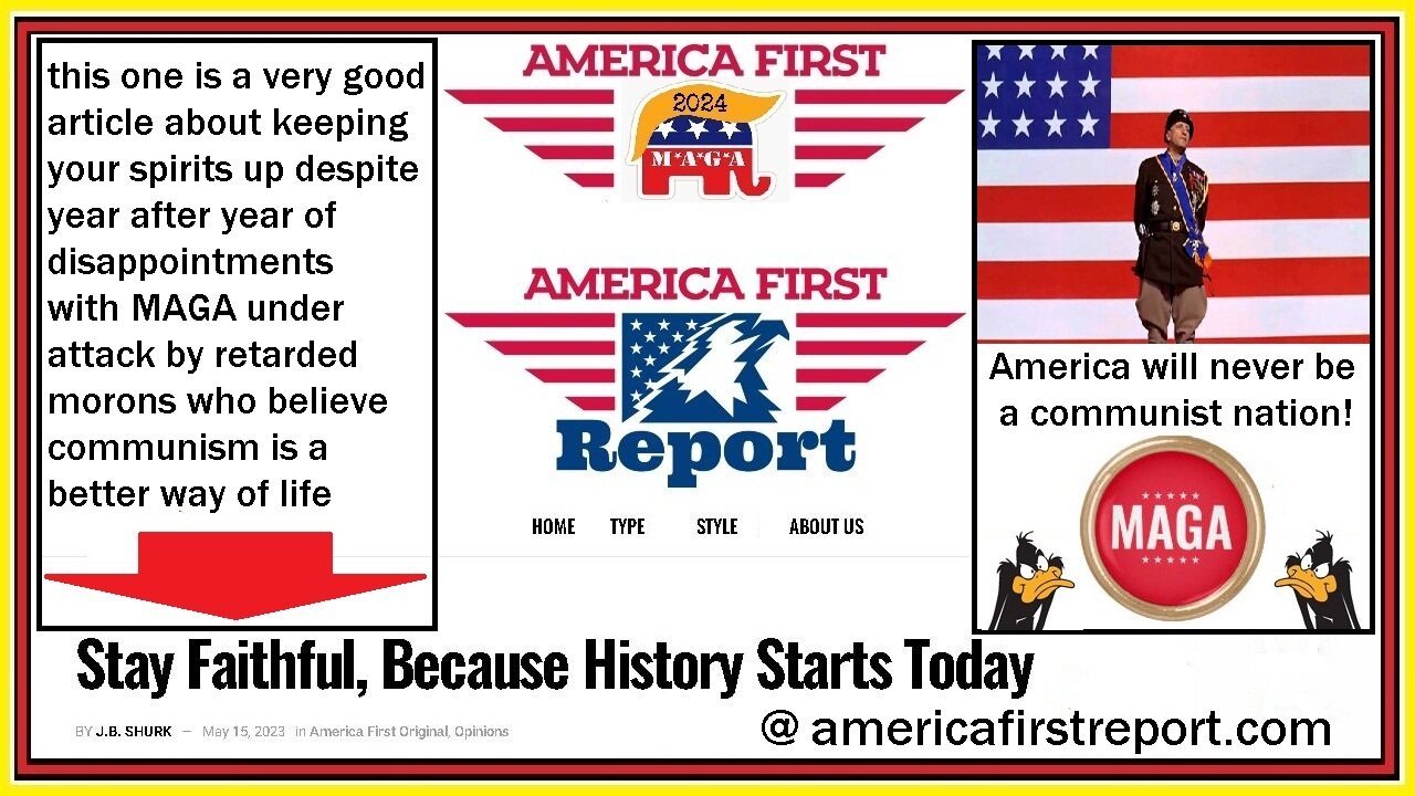 keep your spirits up, we will WIN in 2024 or there will be an insurrection