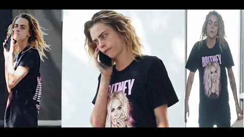 Somebody Come Get Their Teenage Looking Son Cara Delevingne - Another Actress Acting Normal