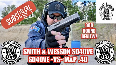 SMITH & WESSON SD40VE 40 CALIBER 300 ROUND REVIEW! SD40VE VERSUS M&P 40!